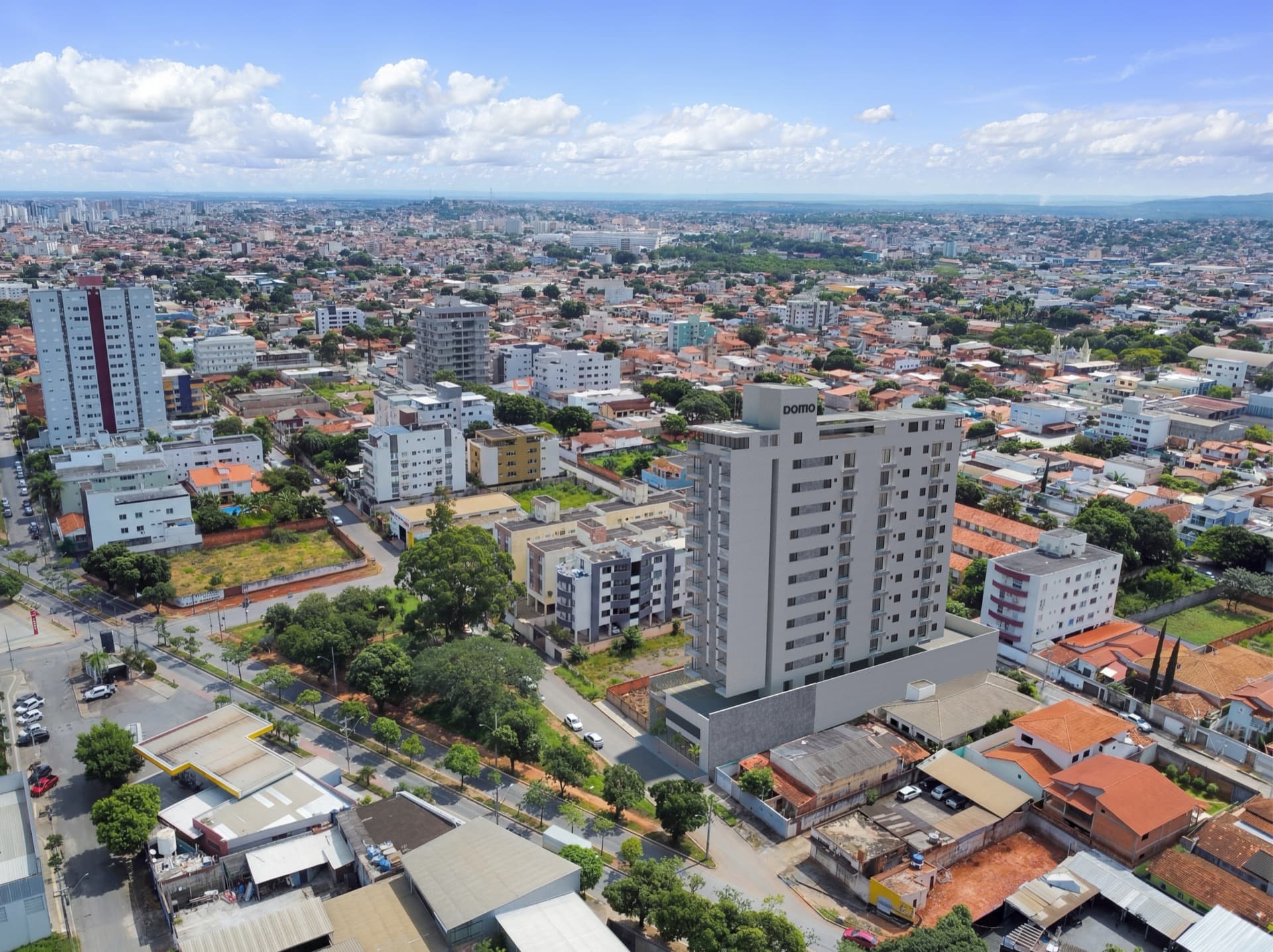 Diamond Residencial — Inserção Aérea
