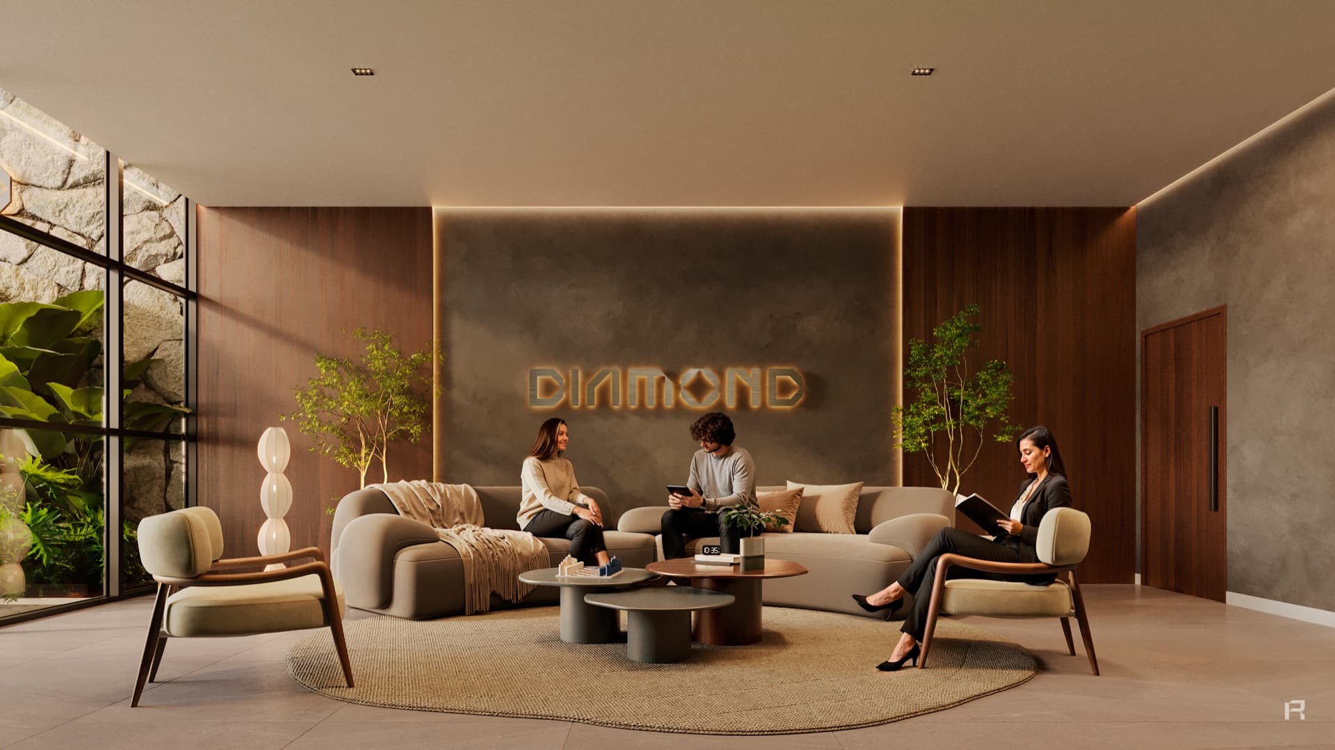 Diamond Residencial — Hall de Entrada