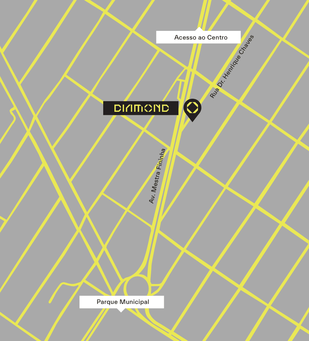 Localização Diamond Residencial — Av. Mestra Fininha, Montes Claros